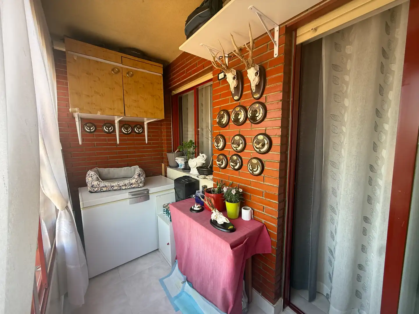 Balcony of Flat for sale in Madrid  with Heating, Terrace and Furnished