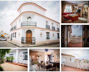 Vista exterior de Casa o xalet en venda en Moguer amb Aire condicionat, Jardí privat i Terrassa