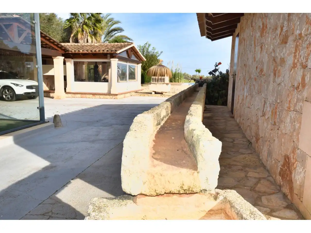Außenansicht von Country house zum Verkauf in Santa Margalida mit Heizung, Privatgarten und Terrasse