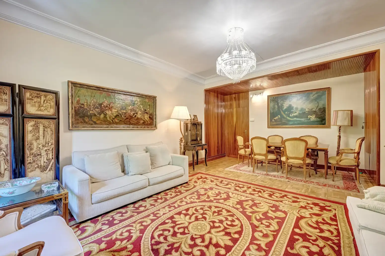 Sala d'estar de Pis en venda en  Pamplona / Iruña amb Calefacció, Parquet i Traster