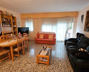 Living room of Single-family semi-detached for sale in Sabadell  with Heating, Terrace and Furnished