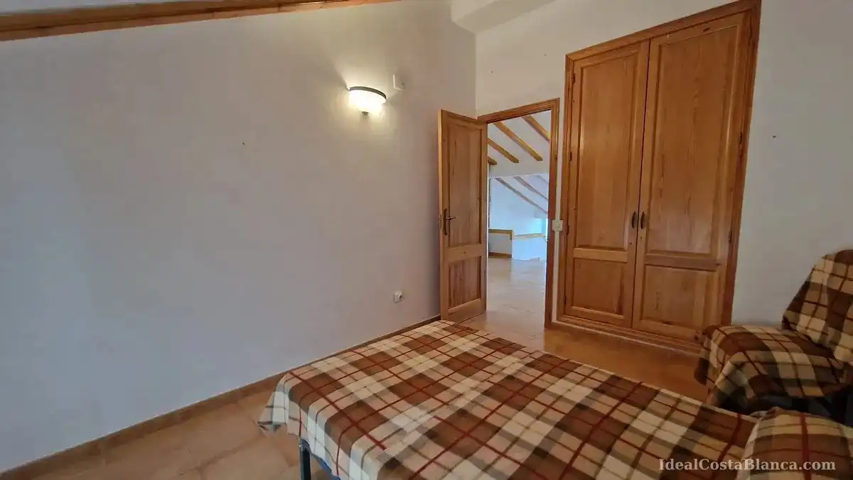 Schlafzimmer von Country house zur Miete in El Castell de Guadalest, Alicante