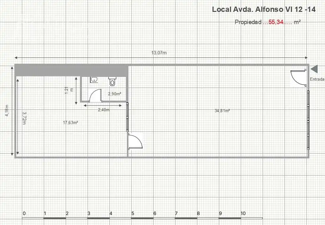 Gewerbefläche zum Verkauf in de Alfonso VI 12, imagen 16