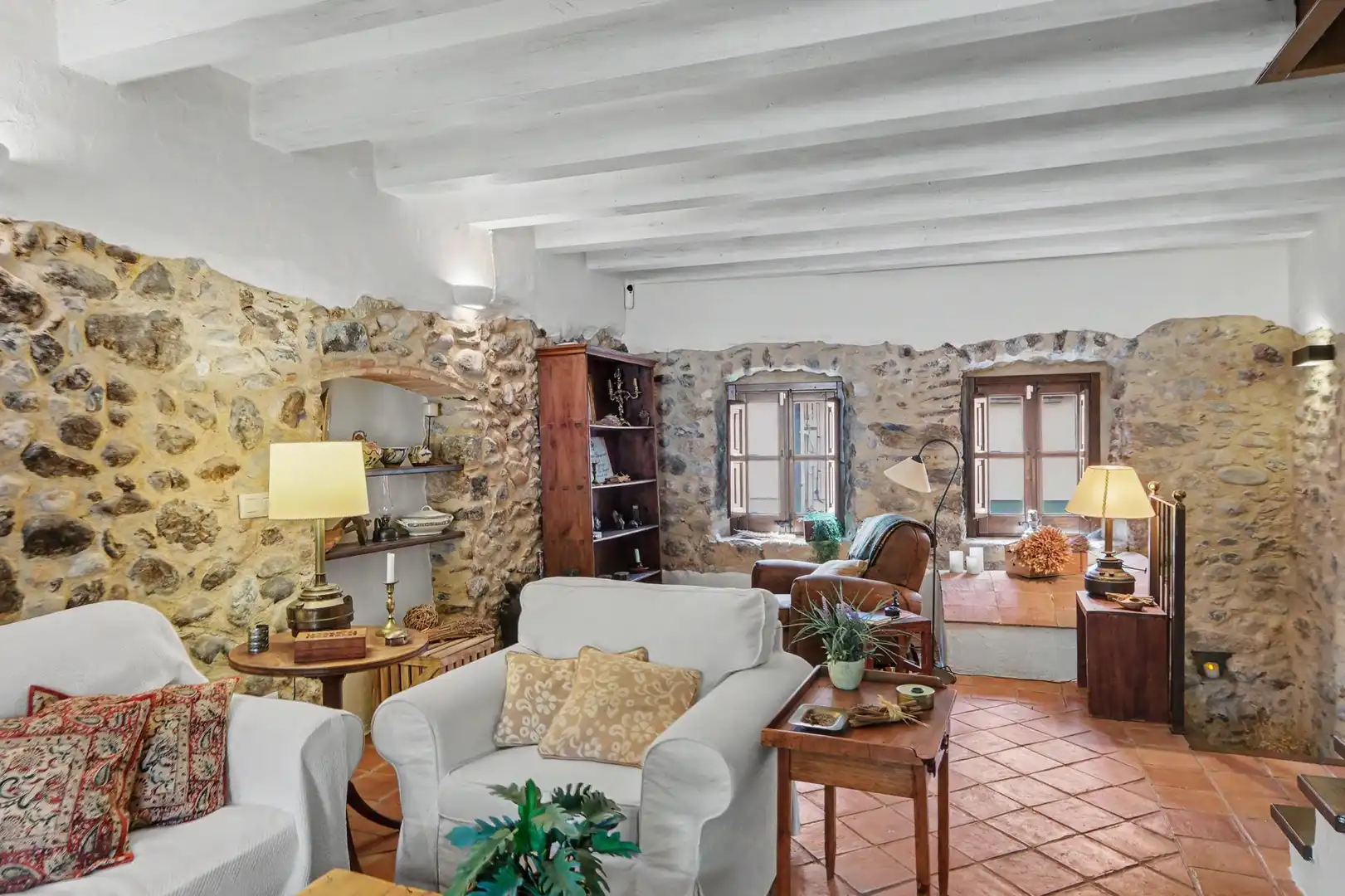 Sala d'estar de Casa o xalet en venda en Boadella i les Escaules