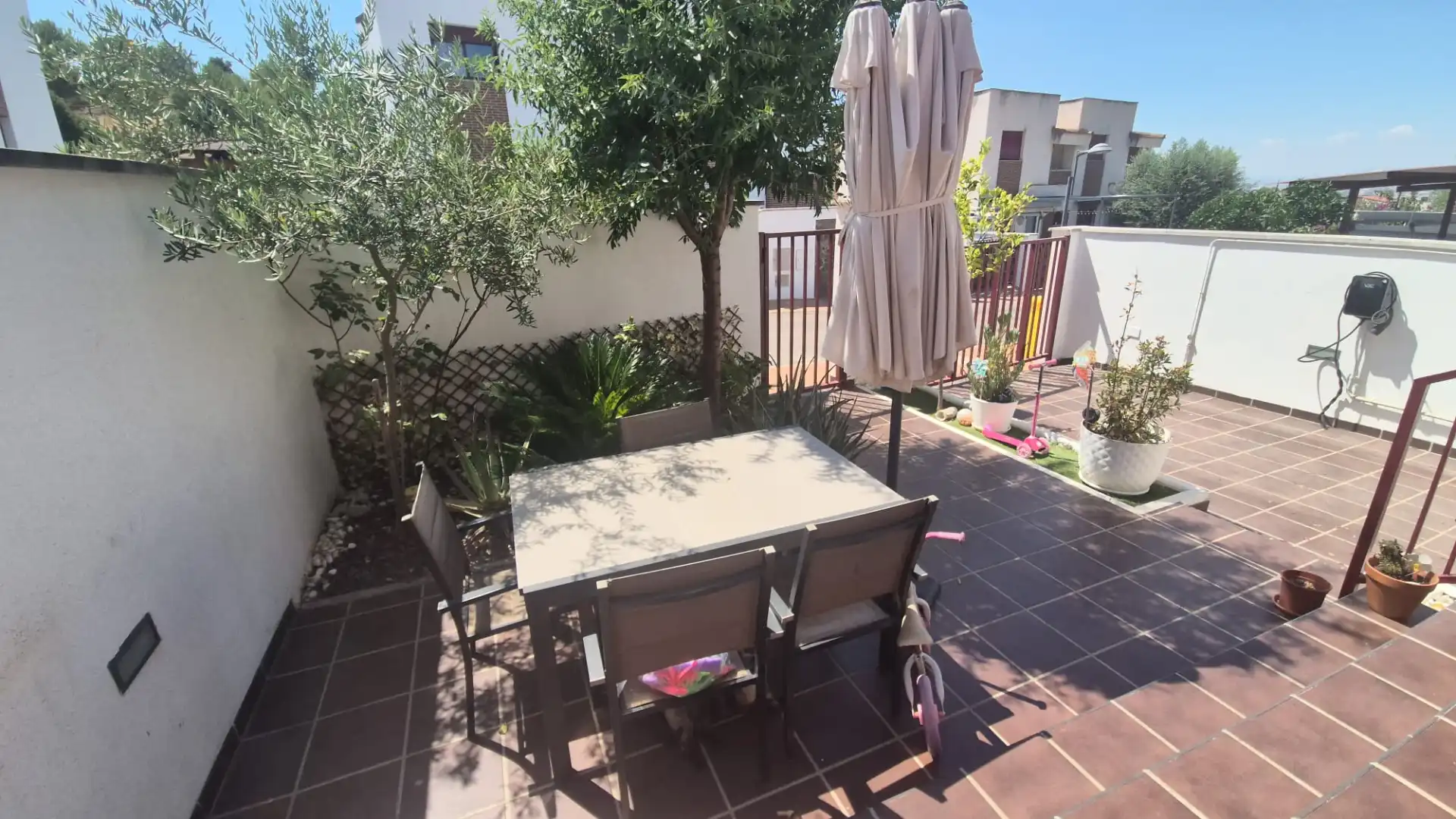 Terrassa de Casa adosada en venda en Murcia amb Aire condicionat, Jardí privat i Terrassa