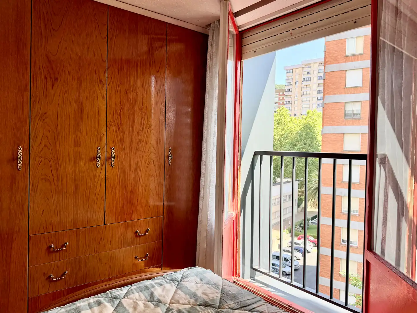 Schlafzimmer von Wohnung zum Verkauf in Donostia - San Sebastián  mit Heizung, Terrasse und Möbliert