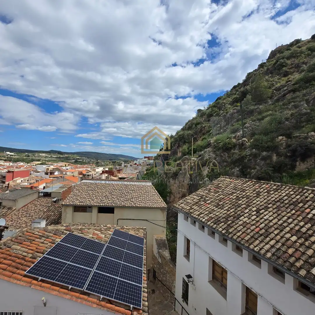 Vista exterior de Casa o xalet en venda en Mogente / Moixent amb Aire condicionat, Terrassa i Traster