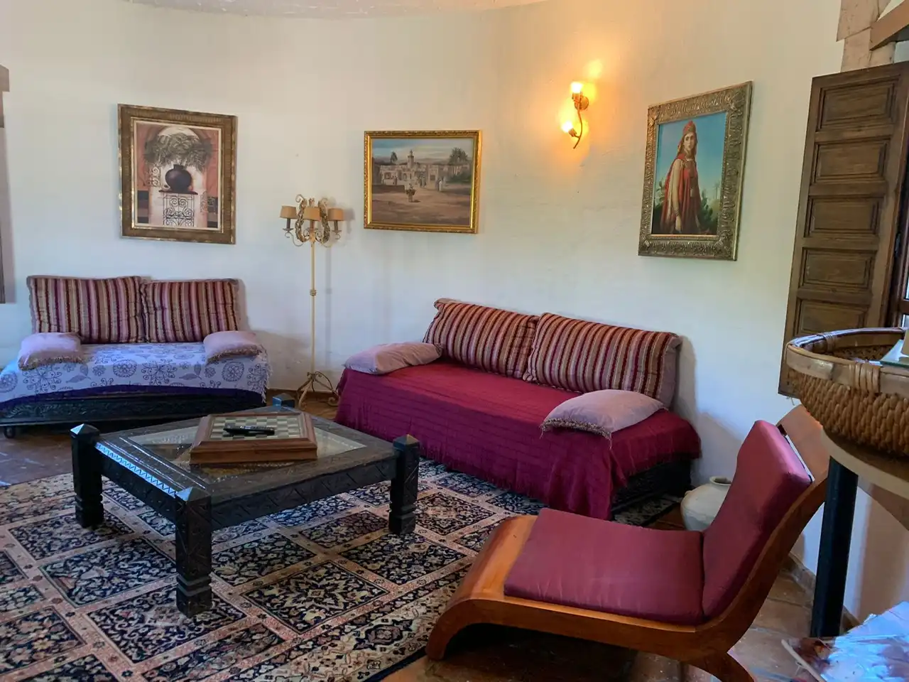 Sala de estar de Casa o chalet en venta en Torrox con Jardín privado, Terraza y Piscina