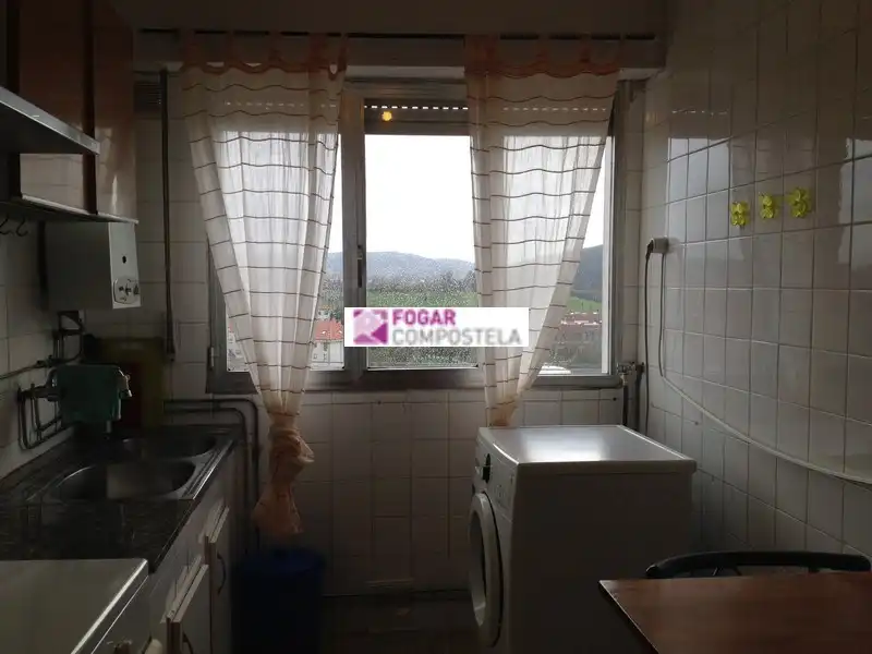 Kitchen of Flat for rent in Santiago de Compostela   with Furnished