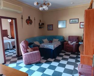 Living room of Flat for sale in Brenes  with Terrace, Storage room and Furnished
