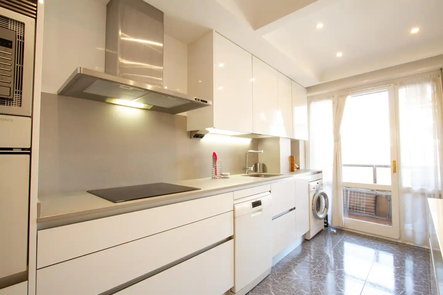 Küche von Maisonette zum Verkauf in Villava / Atarrabia mit Klimaanlage, Heizung und Terrasse