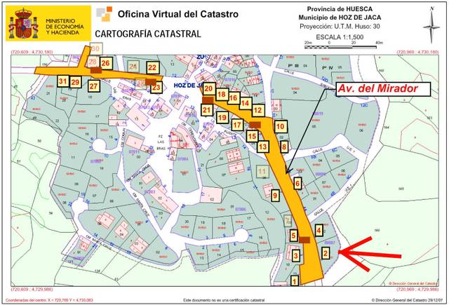 Terreno residencial en Venta en Avenida del Mirador, 2 en Hoz de Jaca