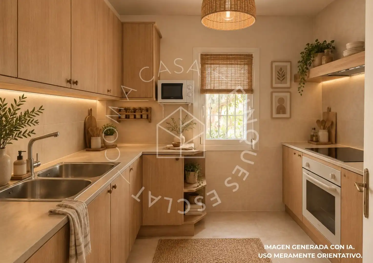 Cuina de Casa o xalet en venda en Gelida amb Aire condicionat, Calefacció i Jardí privat