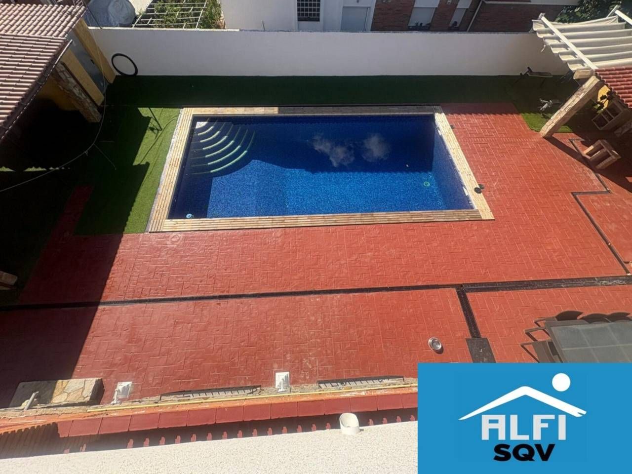 Piscina de Casa o xalet en venda en Sant Quirze del Vallès amb Aire condicionat, Jardí privat i Terrassa