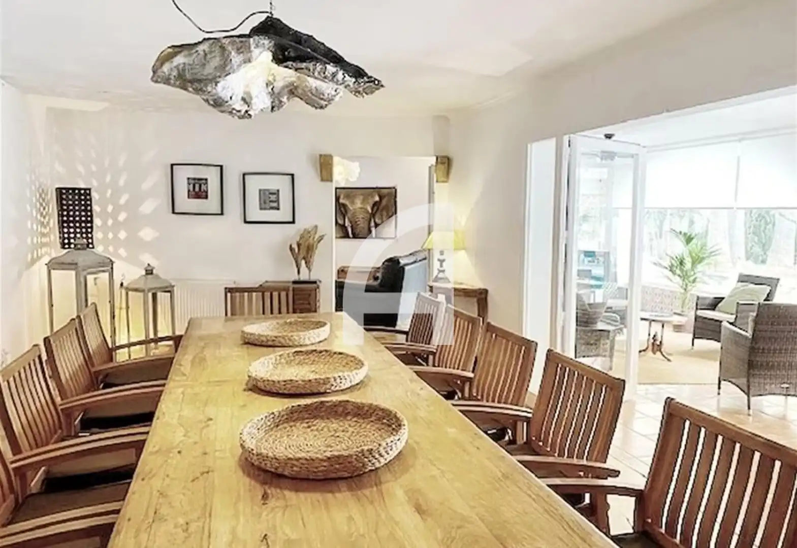 Comedor de Casa o chalet de alquiler en Mijas con Aire acondicionado, Calefacción y Terraza