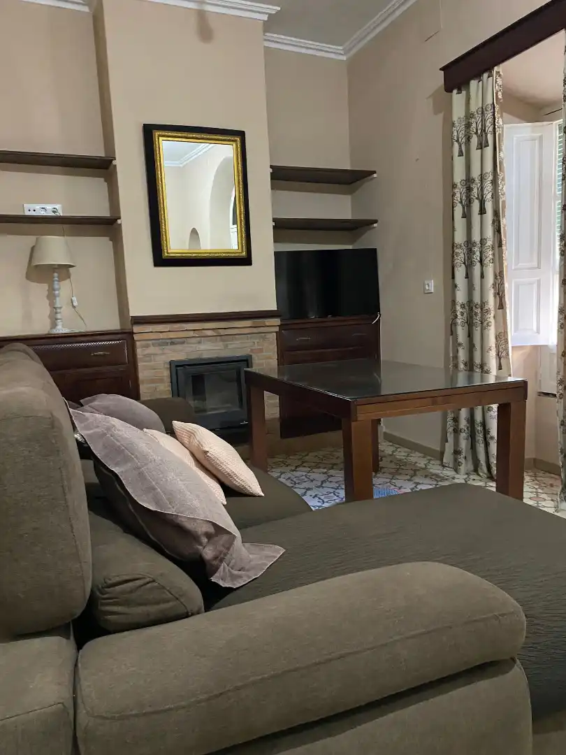 Sala d'estar de Casa o xalet en venda en Fuentes de León