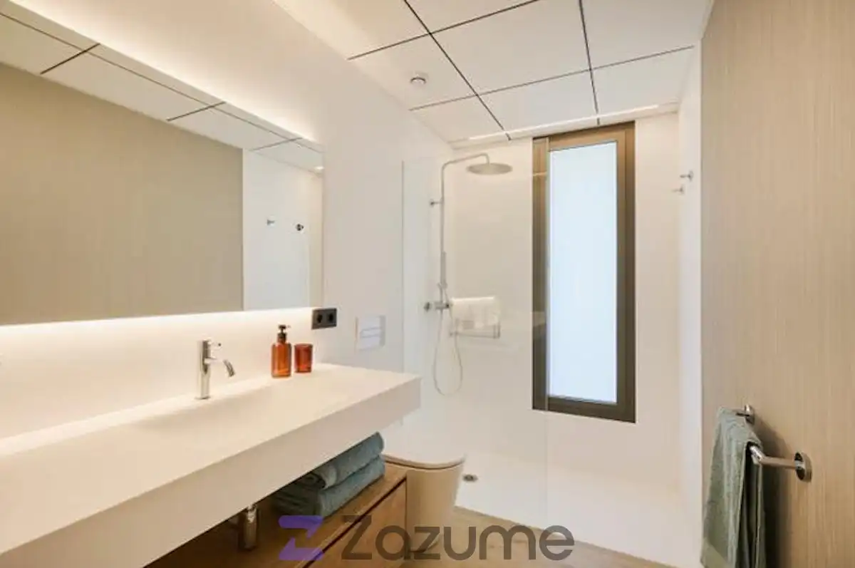 Bathroom of Flat for rent in Cambrils  with Air Conditioner, Heating and Private garden