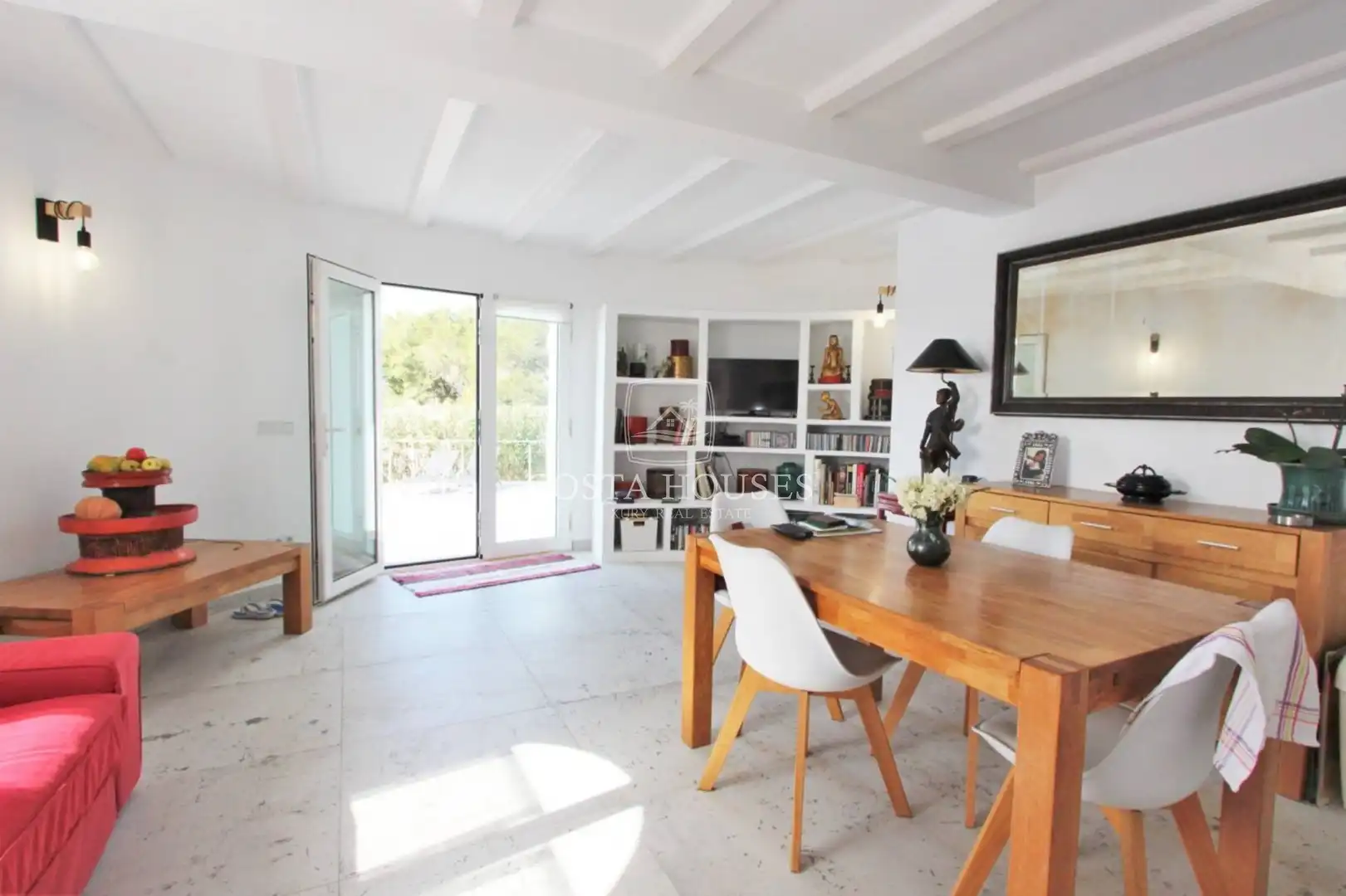 Sala d'estar de Casa o xalet en venda en Jávea / Xàbia amb Aire condicionat, Jardí privat i Terrassa
