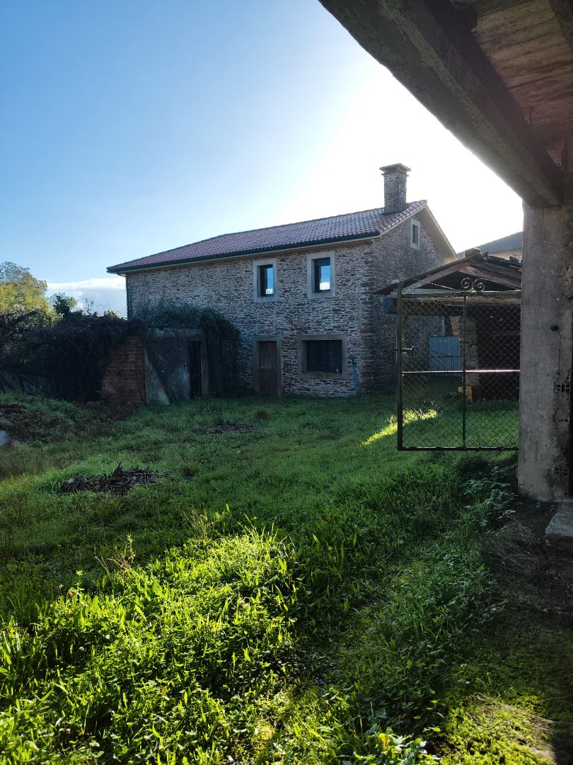 Exterior view of House or chalet for sale in O Pino 