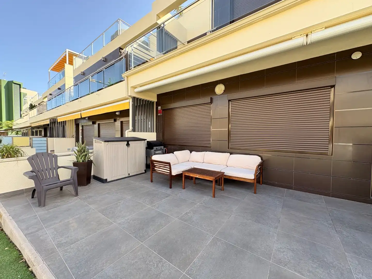 Terrace of Flat for rent in Pilar de la Horadada  with Air Conditioner, Heating and Terrace