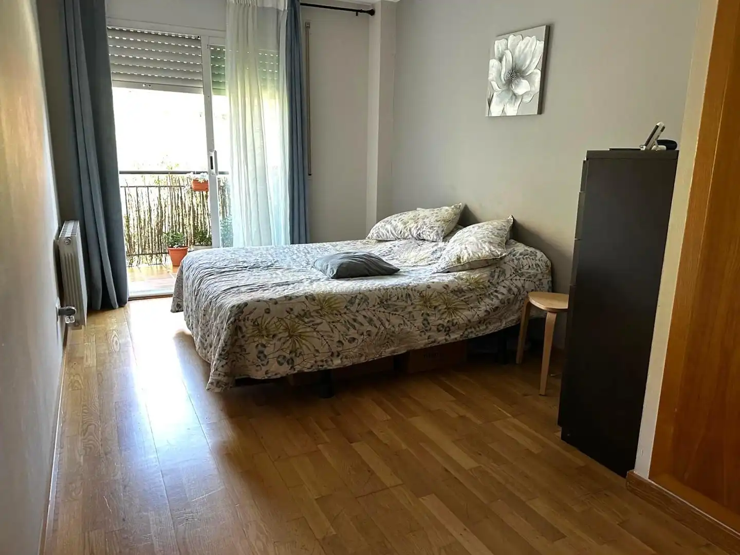 Bedroom of Flat for sale in Badalona  with Air Conditioner, Storage room and Balcony