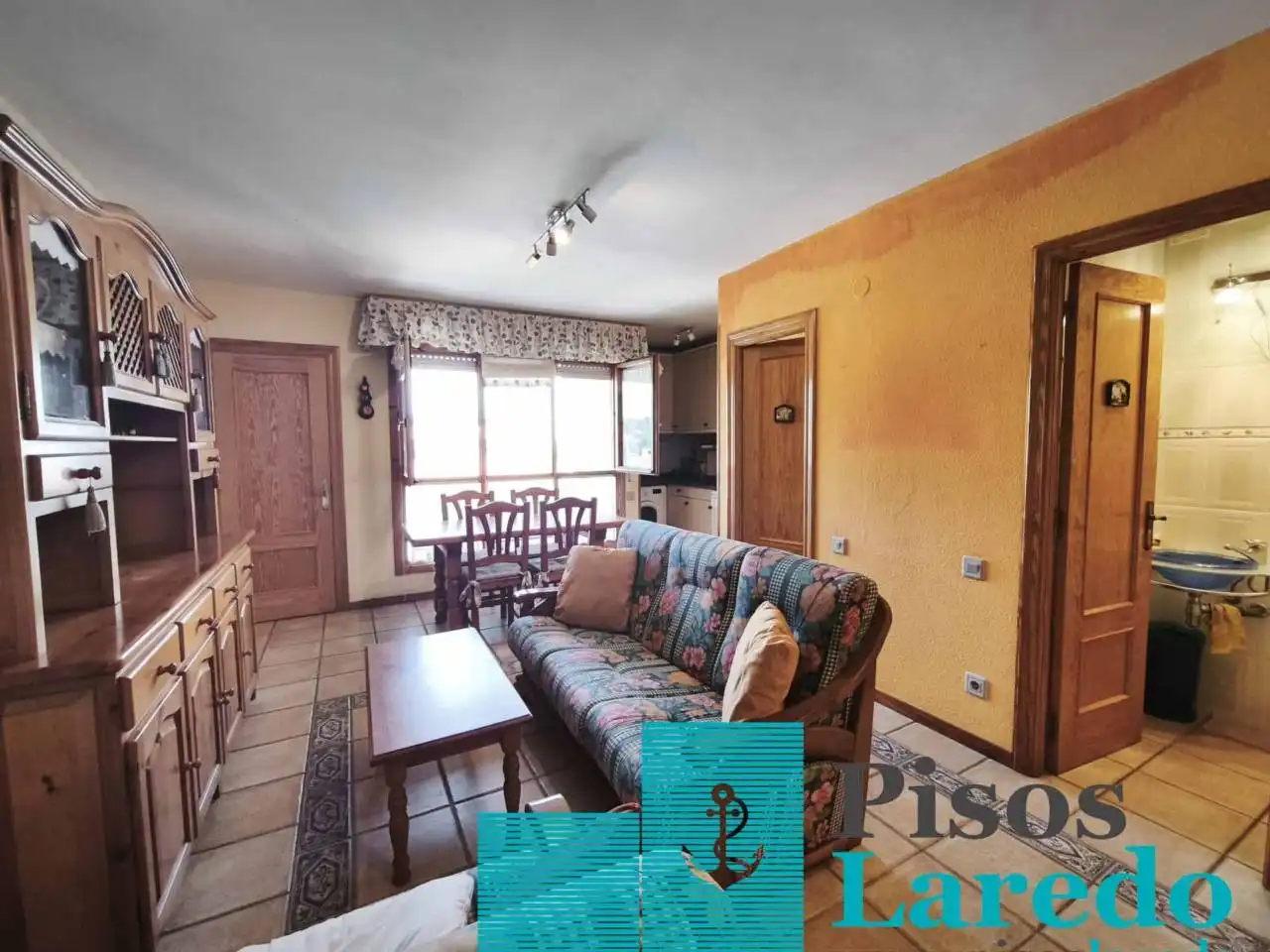 Wohnzimmer von Maisonette zum Verkauf in Laredo mit Heizung, Parkett und Terrasse