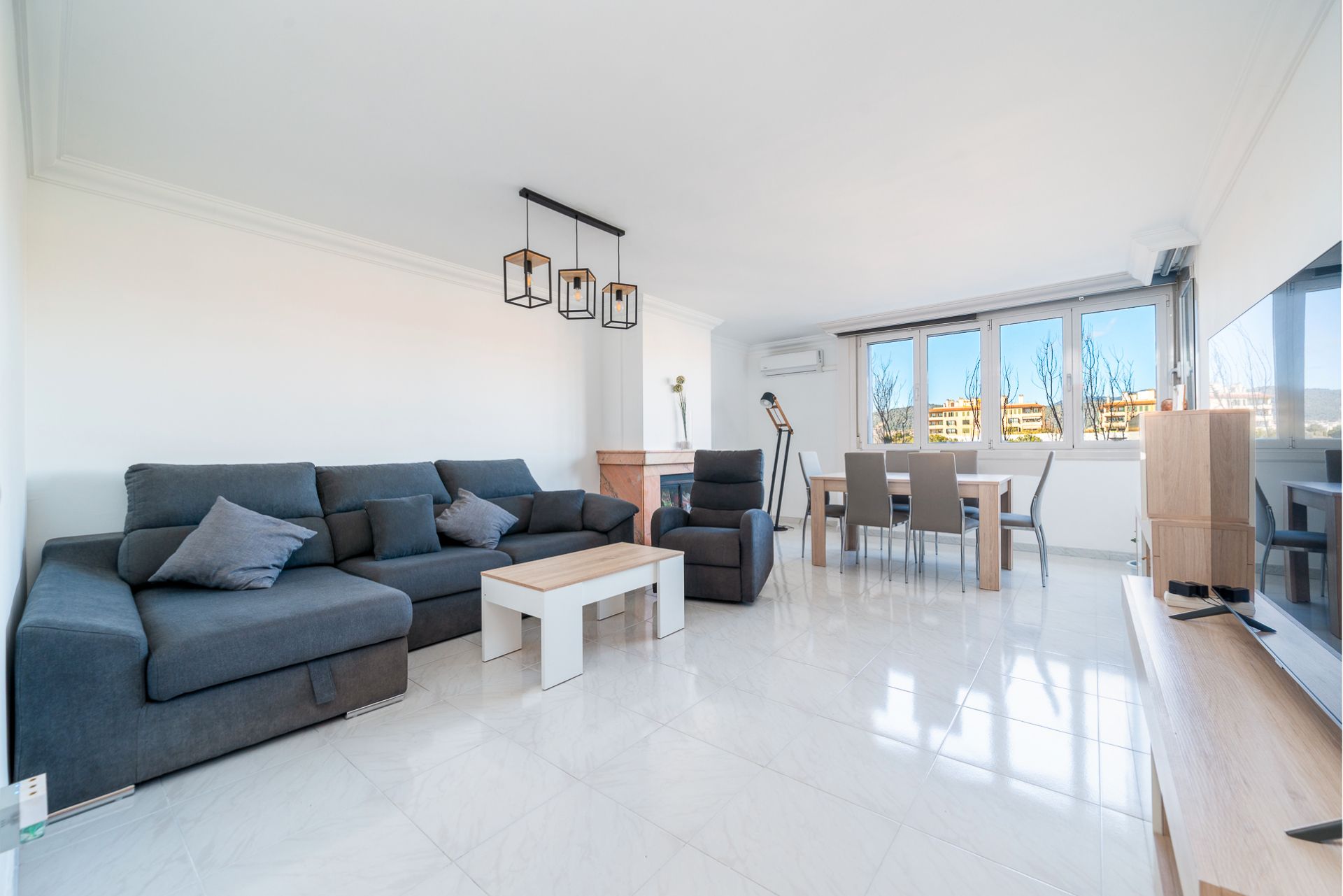 Living room of Flat for sale in  Palma de Mallorca  with Air Conditioner, Storage room and Oven
