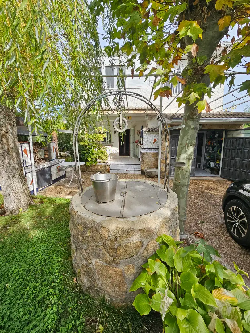 Garten von Haus oder Chalet zum Verkauf in Cabanillas de la Sierra mit Heizung, Privatgarten und Terrasse