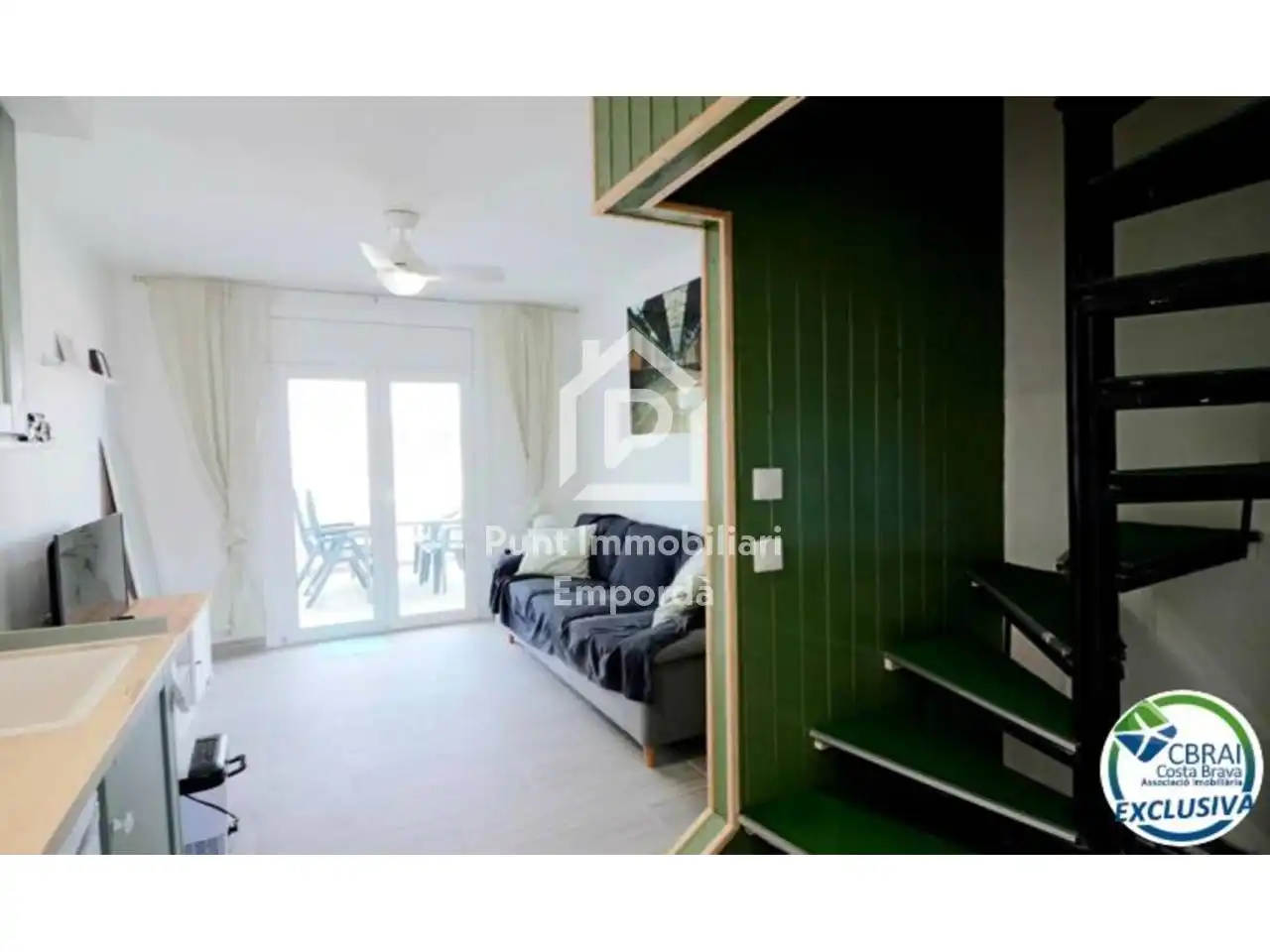 Schlafzimmer von Wohnung zum Verkauf in Empuriabrava mit Parkett, Terrasse und Möbliert