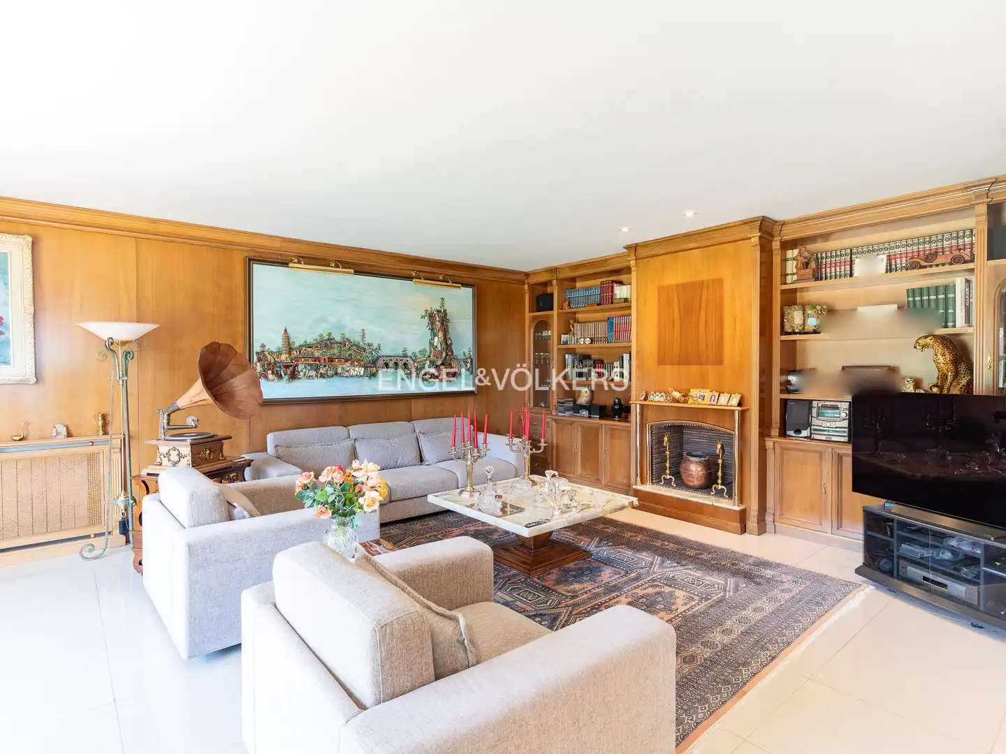 Sala d'estar de Casa o xalet de lloguer en Argentona amb Aire condicionat, Calefacció i Jardí privat