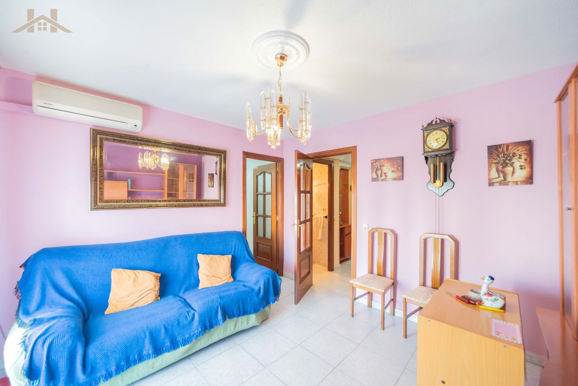 Bedroom of Flat for sale in Móstoles  with Air Conditioner