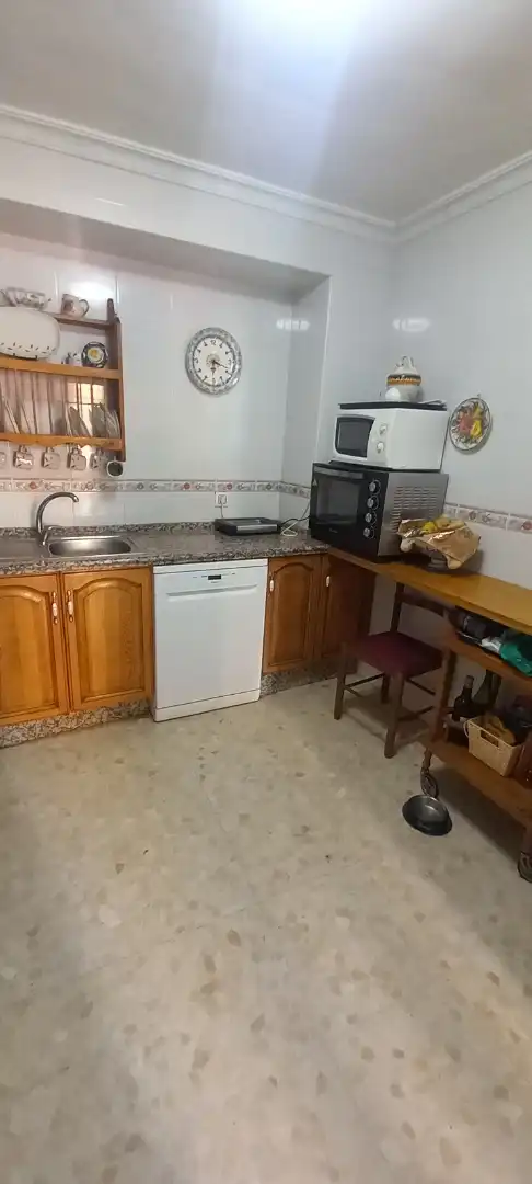 Küche von Haus oder Chalet zum Verkauf in Sevilla mit Klimaanlage, Privatgarten und Terrasse