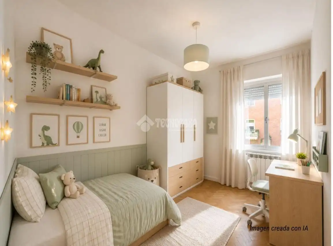 Bedroom of Flat for sale in Madrid  with Air Conditioner, Heating and Parquet flooring