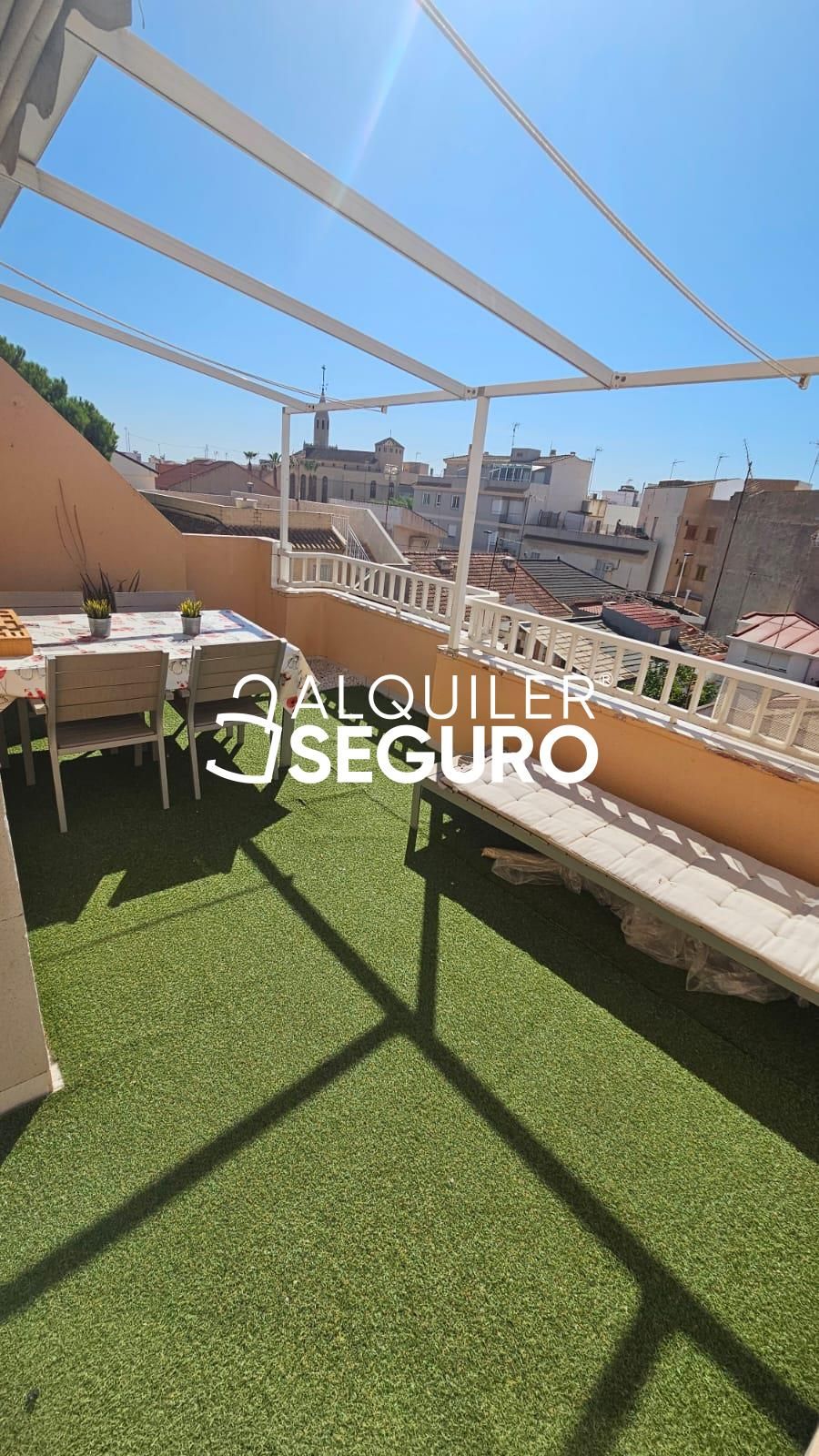 Terrassa de Pis de lloguer en San Pedro del Pinatar amb Aire condicionat, Calefacció i Terrassa
