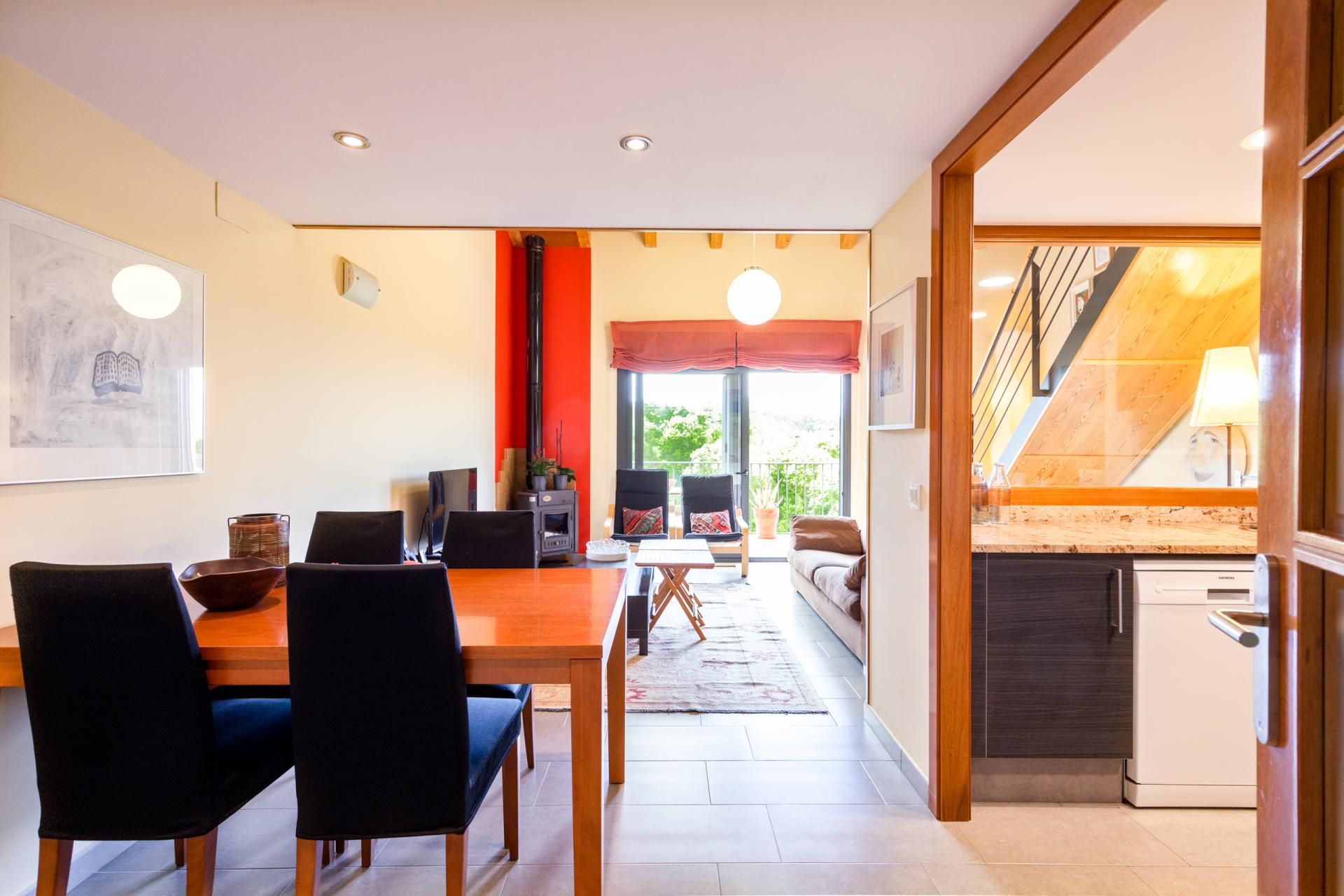 Dining room of Duplex for sale in L'Esquirol  with Heating, Terrace and Balcony