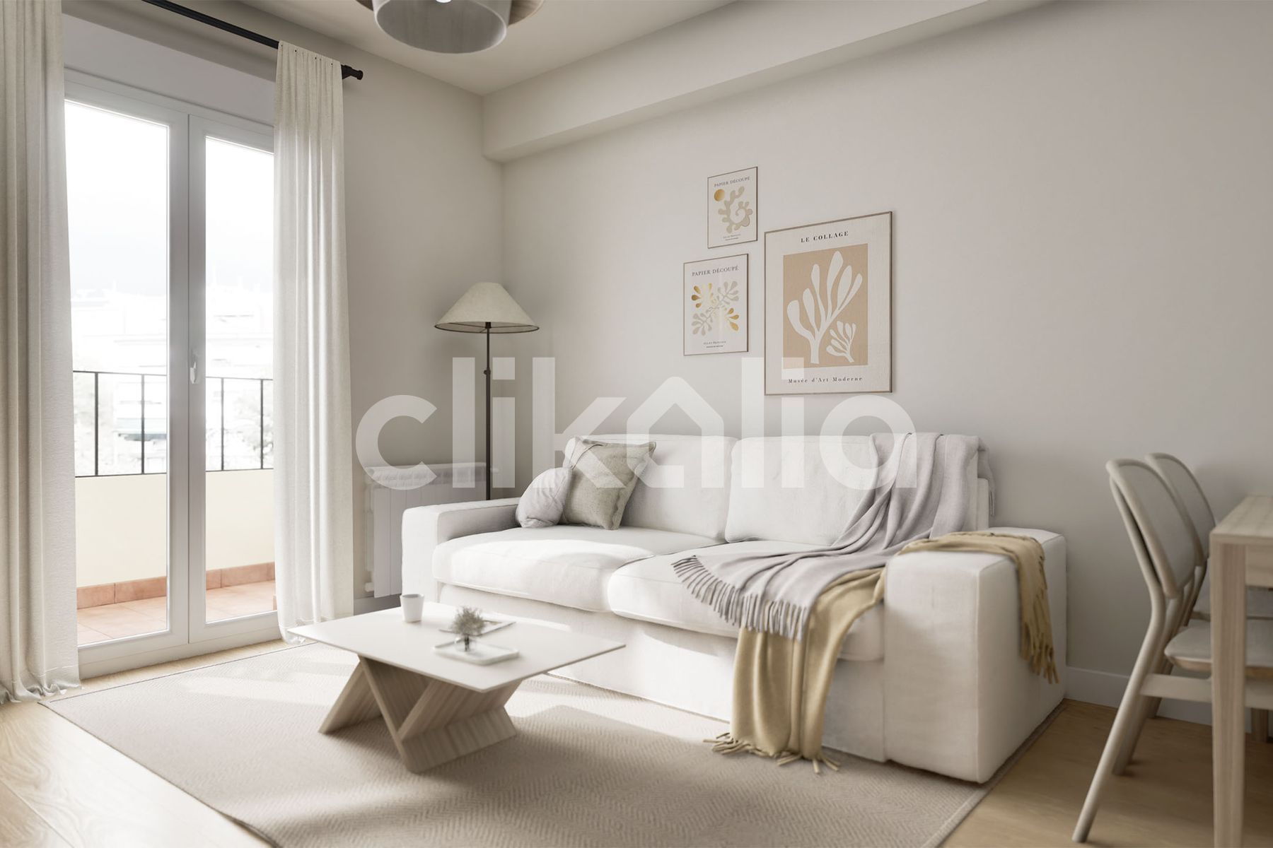 Living room of Flat for sale in  Madrid Capital  with Air Conditioner, Heating and Terrace