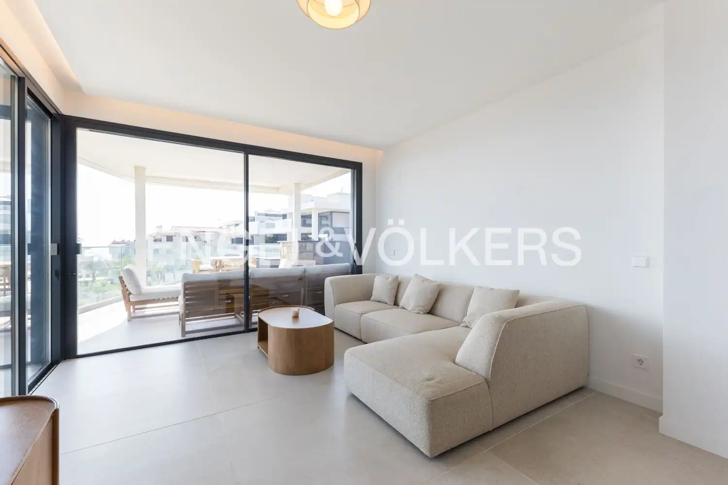 Sala de estar de Ático en venta en Dénia con Aire acondicionado, Calefacción y Jardín privado