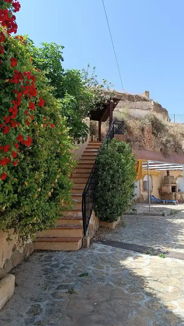 Terrassa de Casa o xalet en venda en Freila amb Jardí privat, Piscina i Moblat