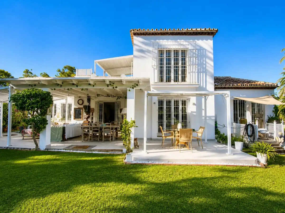 Terrace of Detached homes for sale in Estepona  with Air Conditioner