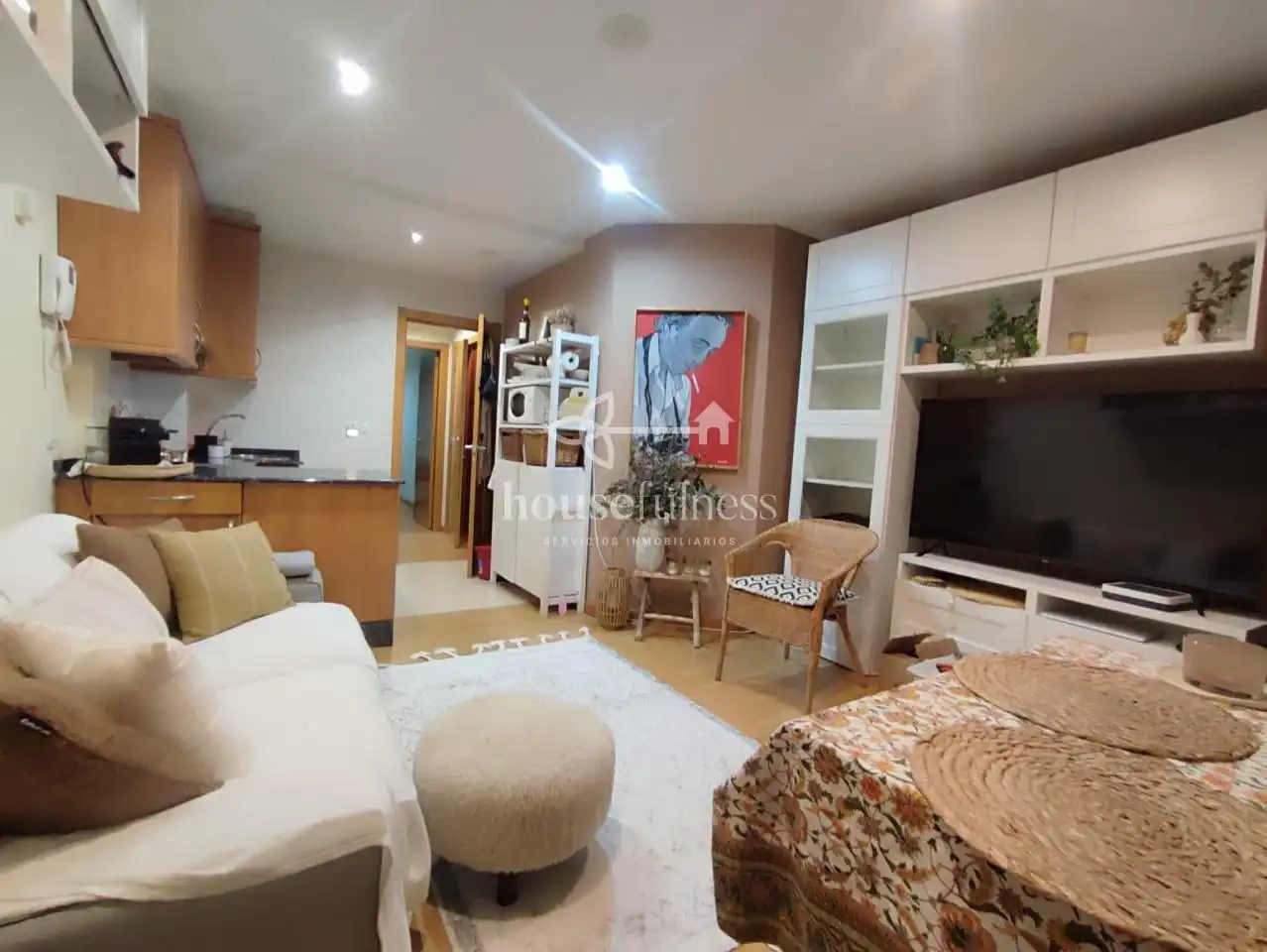 Living room of Apartments for sale in Ares  with Heating, Parquet flooring and Storage room