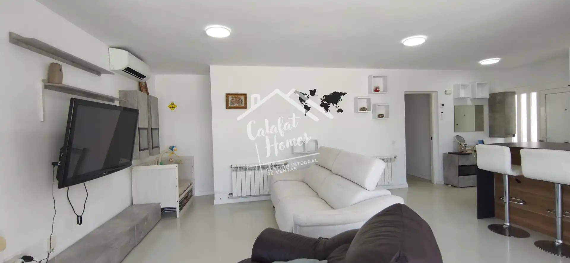 Sala d'estar de Casa o xalet en venda en L'Ametlla de Mar  amb Aire condicionat, Calefacció i Jardí privat