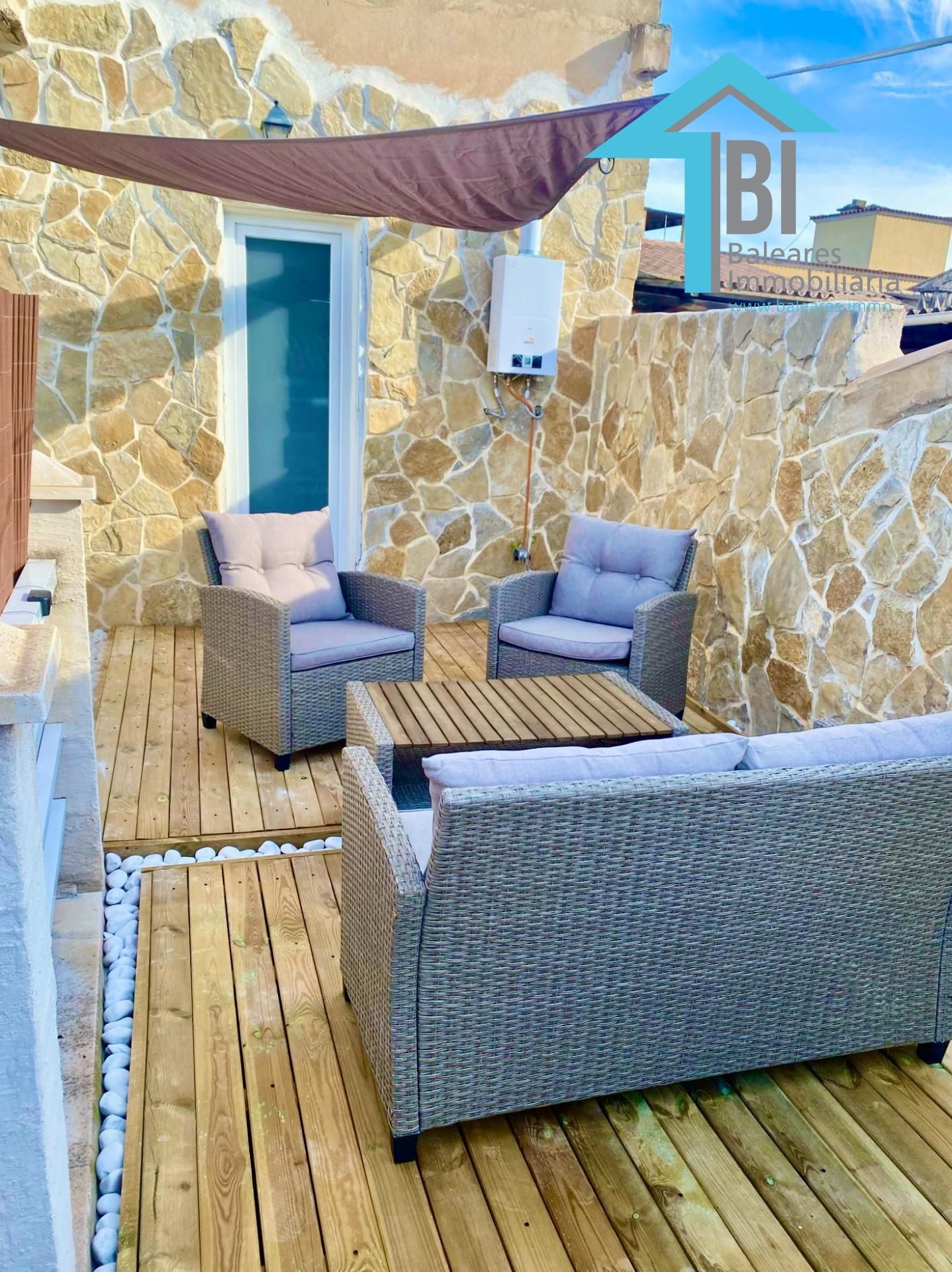 Terraza de Casa adosada de alquiler en Muro con Terraza, Trastero y Balcón