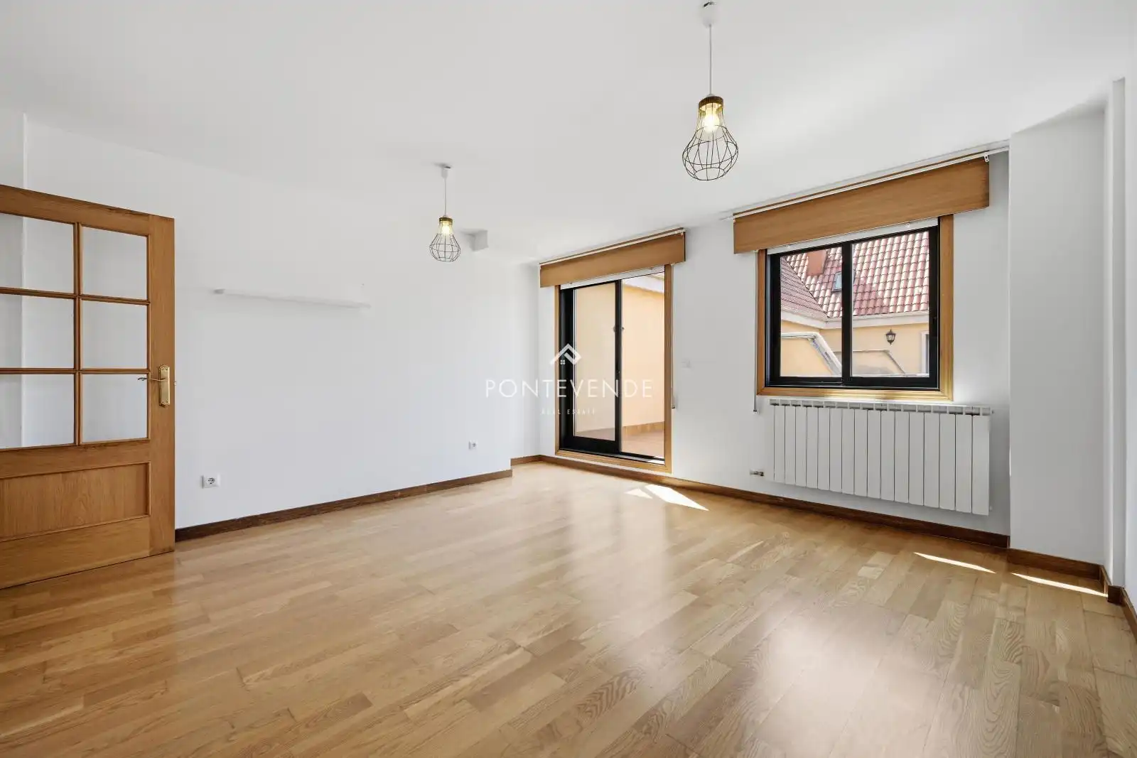 Living room of Attic for sale in Marín  with Heating, Parquet flooring and Terrace