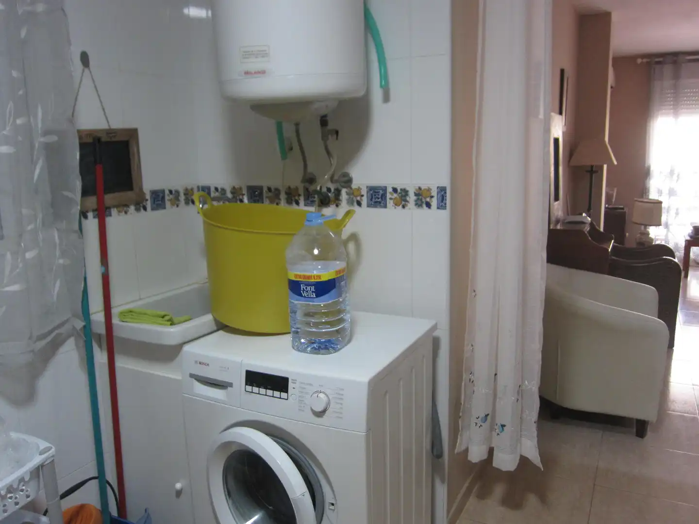 Baño de Apartamento de alquiler en Moncofa con Terraza, Amueblado y Piscina comunitaria