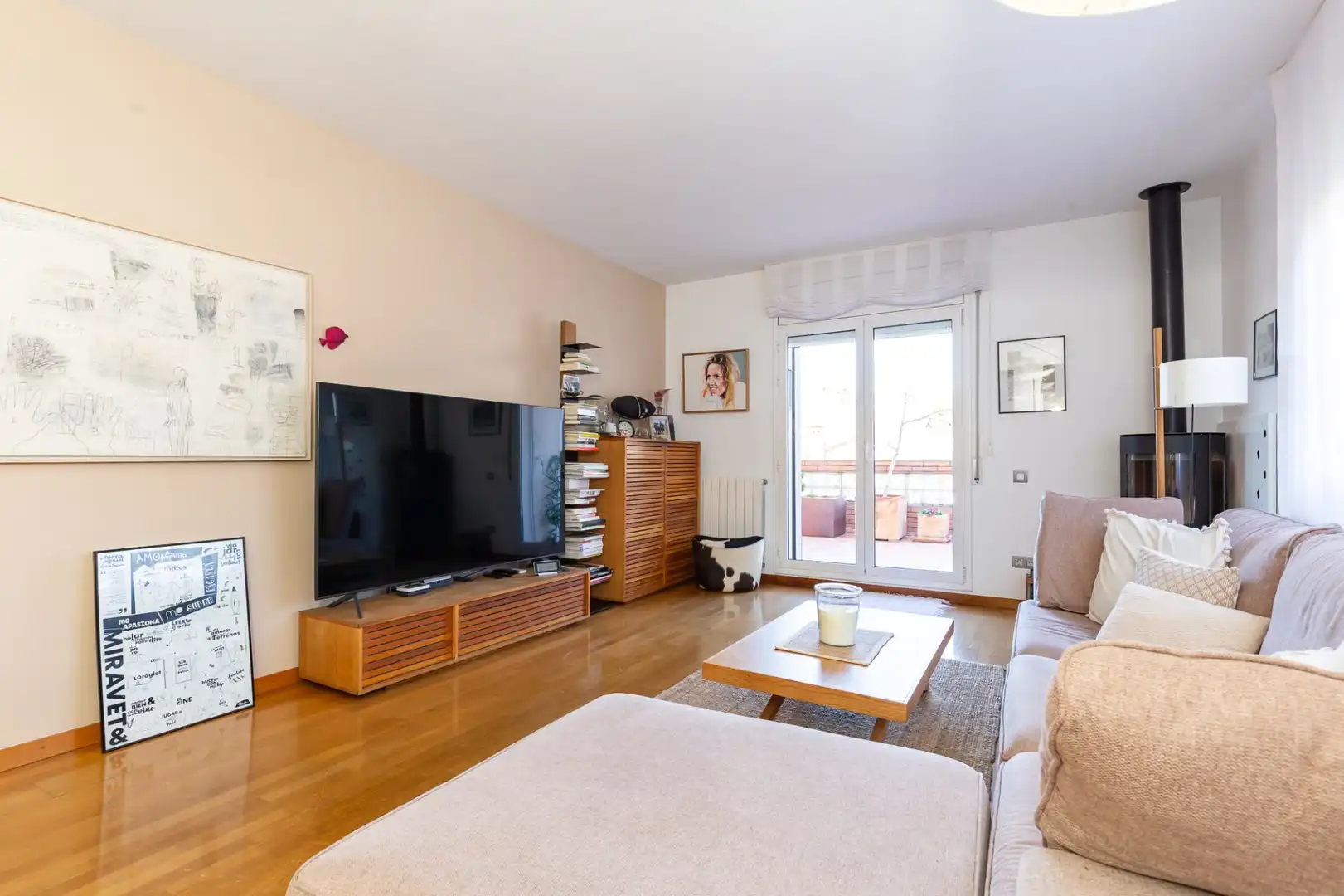 Sala de estar de Casa o chalet en venta en Sant Just Desvern con Aire acondicionado, Calefacción y Terraza