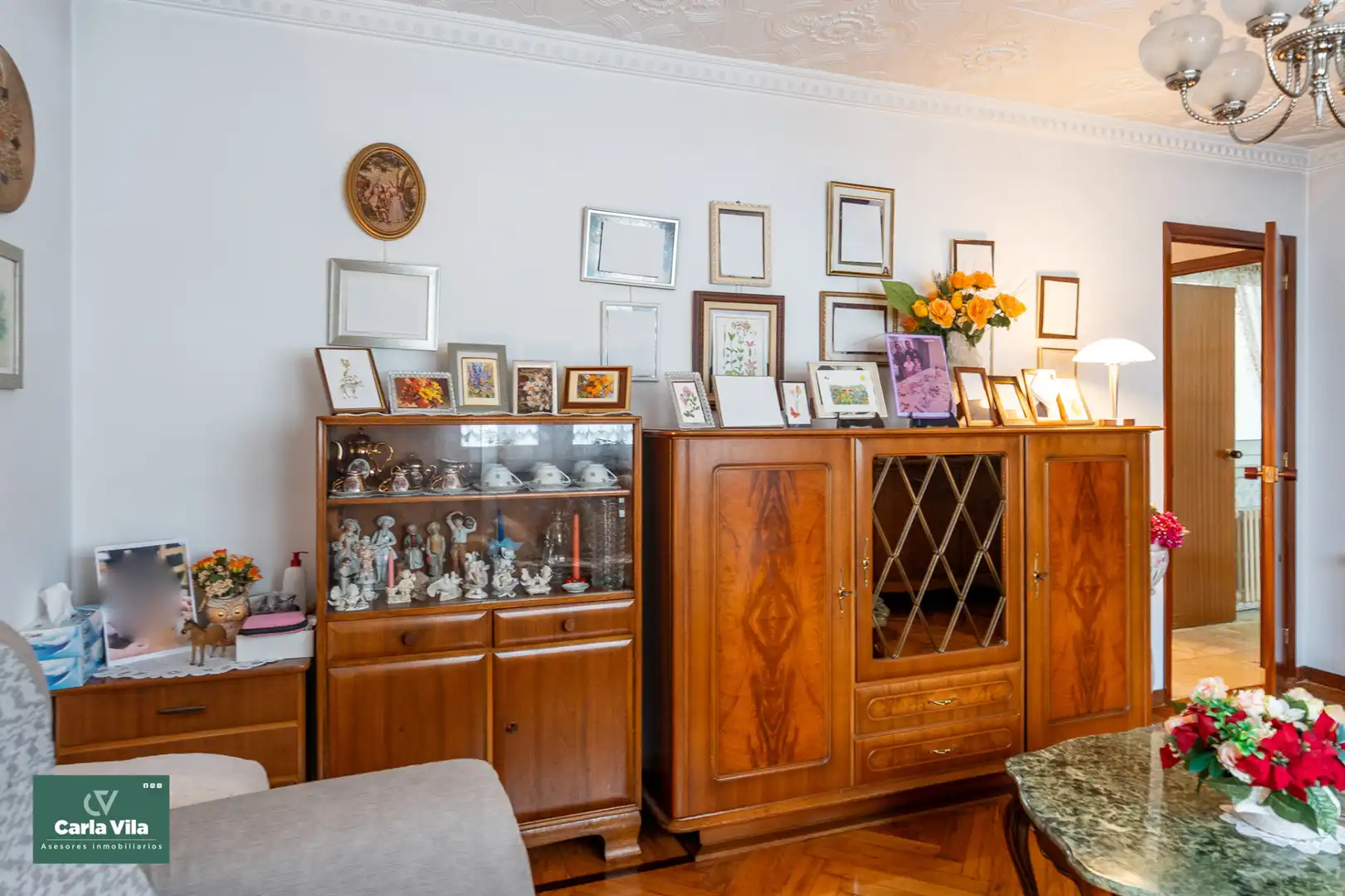 Living room of Flat for sale in Lugo  with Heating, Parquet flooring and Terrace
