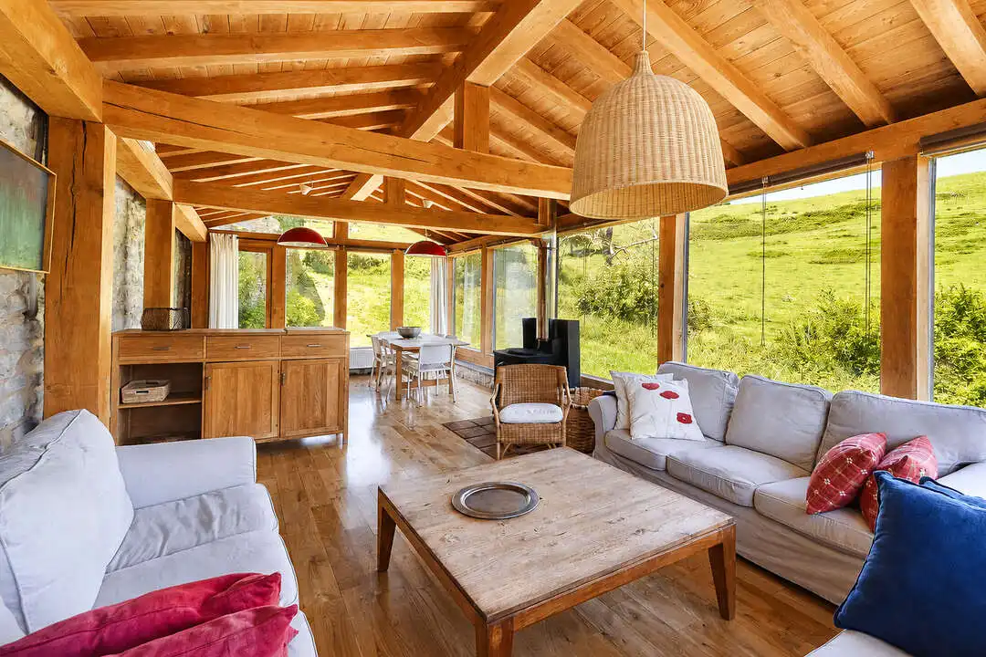 Sala de estar de Casa o chalet en venta en Ayala / Aiara con Aire acondicionado, Calefacción y Jardín privado