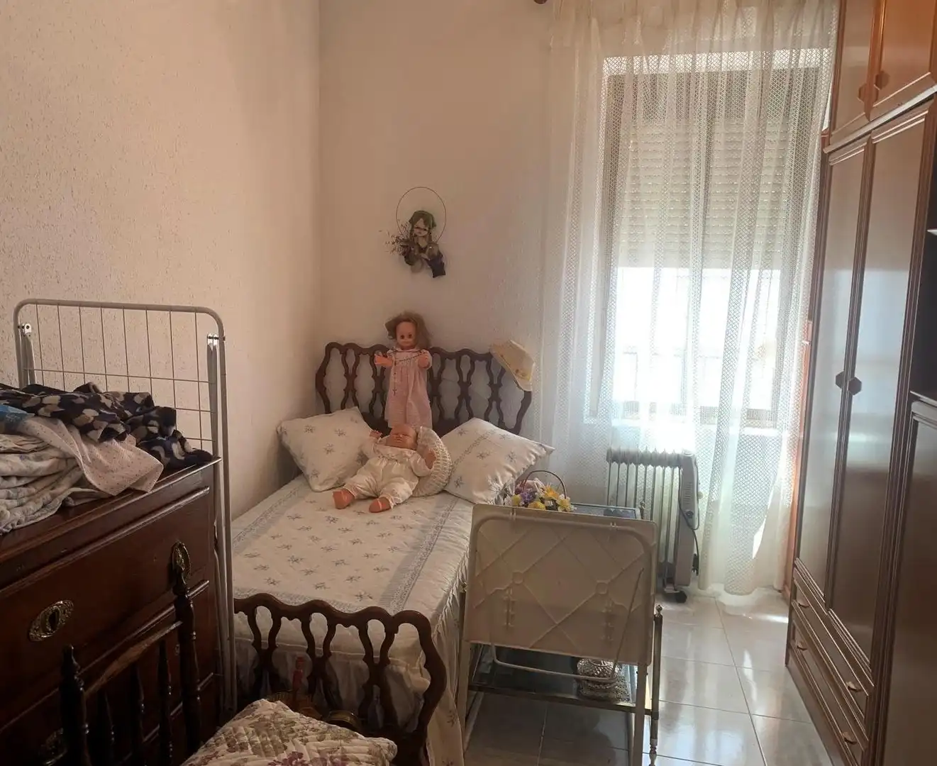 Bedroom of Flat for sale in Plasencia  with Air Conditioner