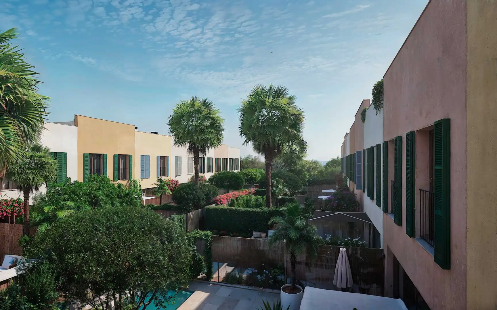 Exterior view of Houses for sale in Campos  with Air Conditioner, Heating and Swimming Pool