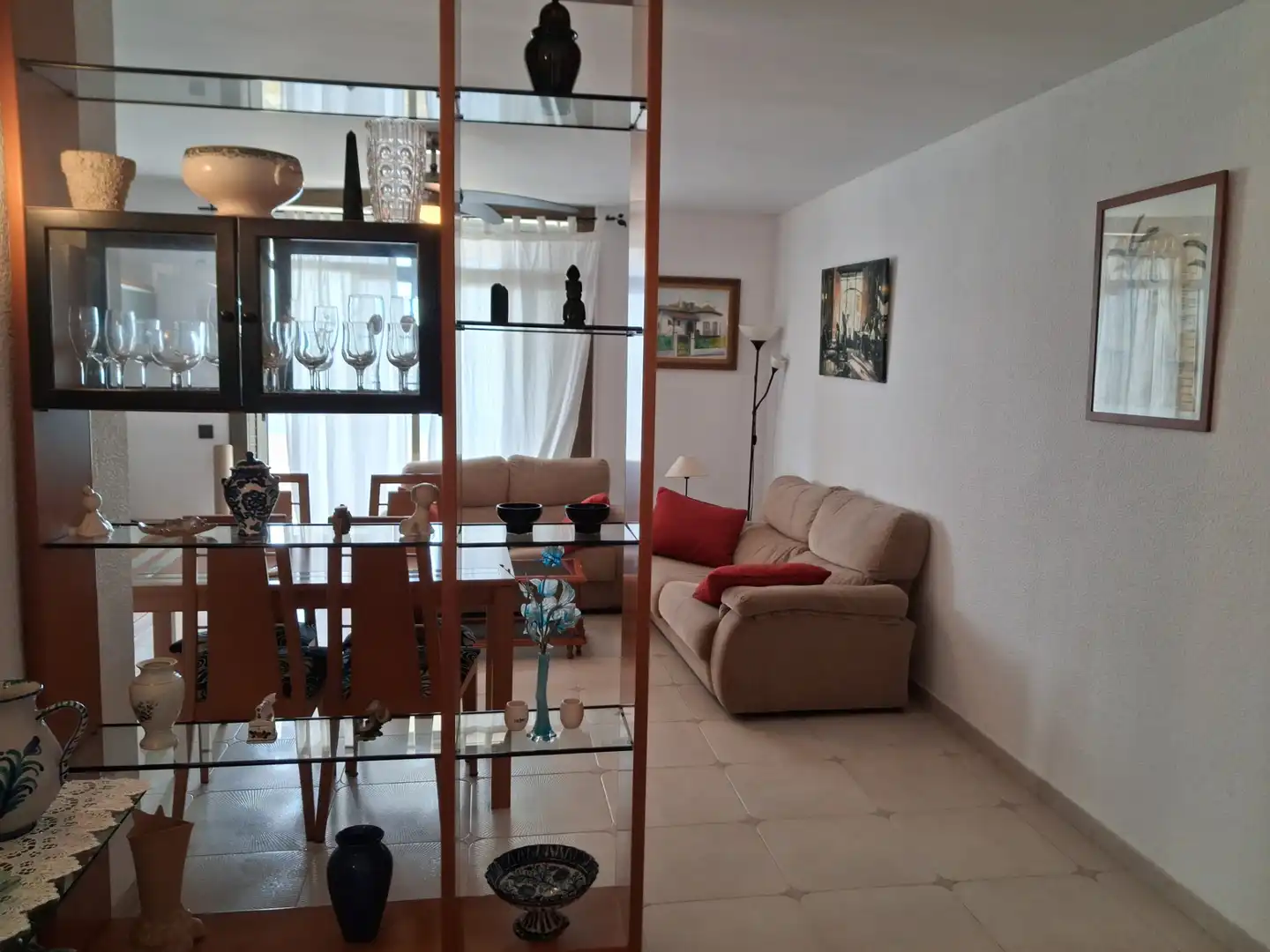 Living room of Apartments for rent in Castelldefels  with Terrace, Furnished and Community pool